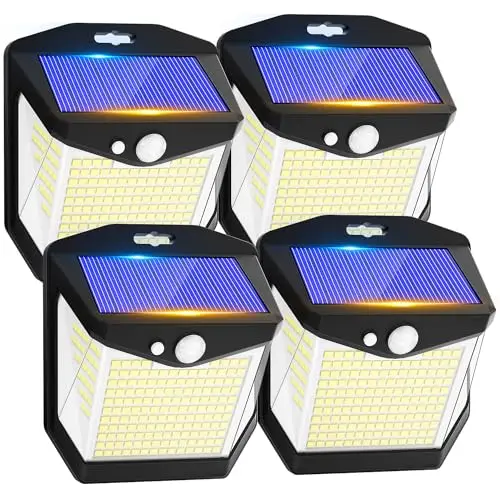 vanranger 248 led luz solar jardín con