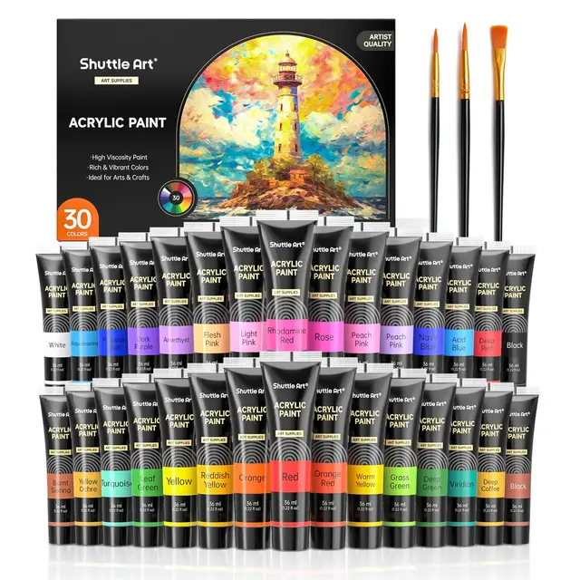 shuttle art 33pcs acrílica