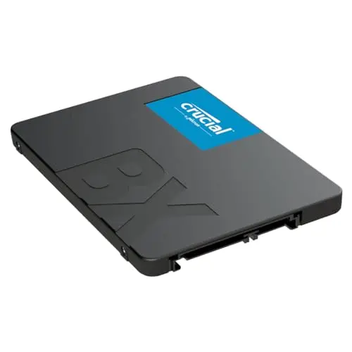Crucial BX500 SATA SSD 2TB Interno 2.5", hasta 540MB/s, Compatible con Ordenador Portátil y de Sobremesa (PC), 3D NAND, Aceleración de Escritura dinámica - CT2000BX500SSD101