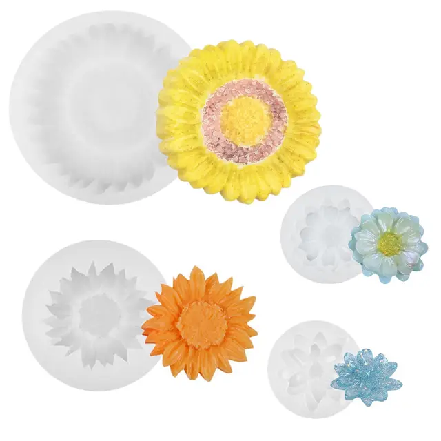 culinavog molde silicona velas flores