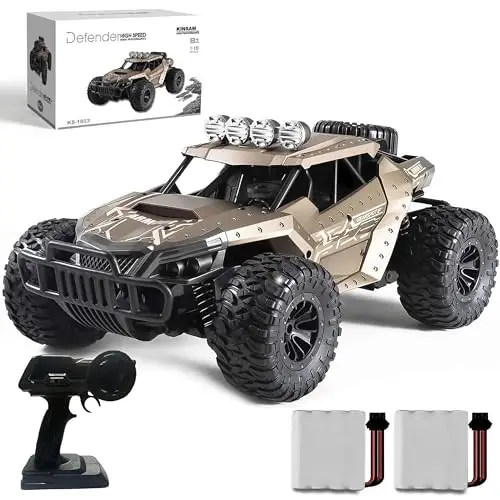 Coche Teledirigido RC para Niños y Adultos, 1/16, 2.4GHz Coche RC, 25km/h, Alta Velocidad Funcionando Durante Más de 80 Minutos 1500Mah Coche Teledirigido Niños 6 Años 2025 Última Versión