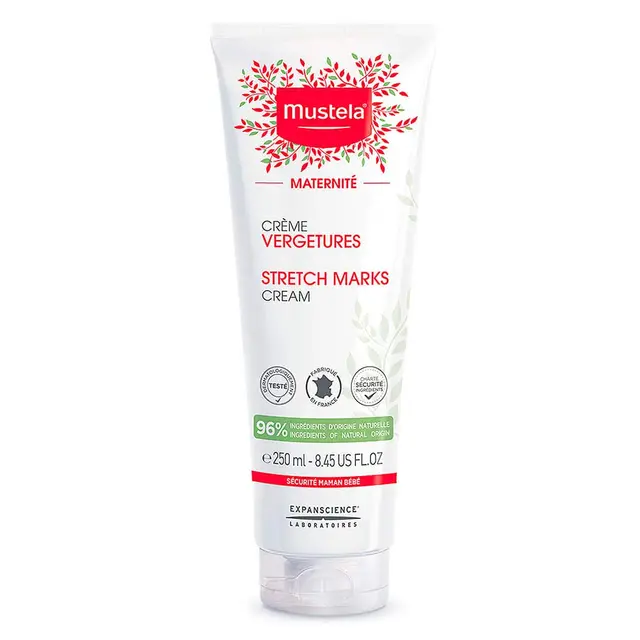 MUSTELA Crema Prevención estrías 250 ml. Tubo, Negro
