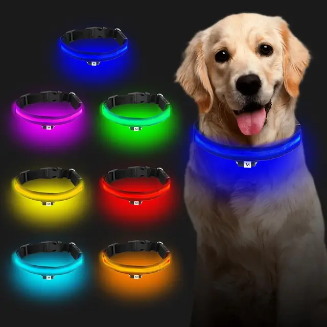 astraveo collar led recargable usb-c