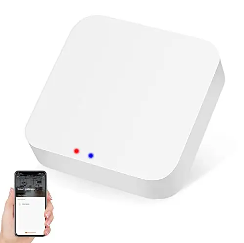 ZigBee Hub y Bluetooth Puerta de Enlace, Solo para Producto Tuya Smart Bridge Control Remoto Inalámbrico, Puerta de Enlace Inteligente Inalámbrica para Hogar Inteligente Control de Voz vía Alexa