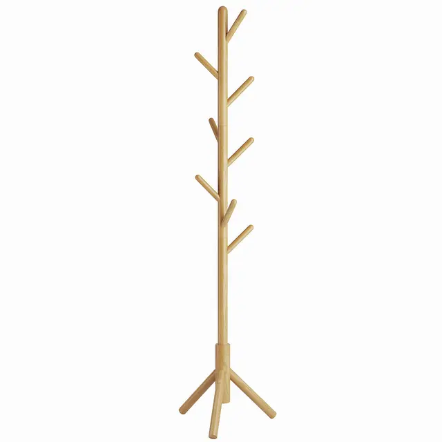 ymyny perchero árbol madera 8 ganchos