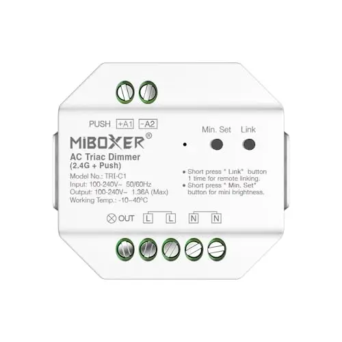 miboxer triac dimmer rf + push 300w