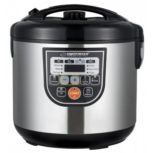 Esperanza EKG011 Multi Cooker 5 L 860 W Black Stainless Steel