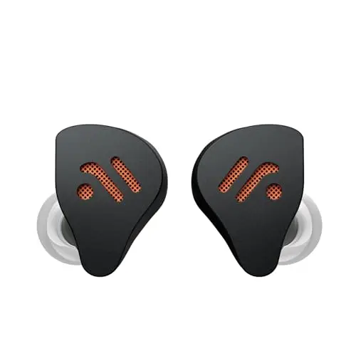 Fosi Audio IM4 Auriculares Intrauditivos HiFi de Diseño Abierto, Altavoz de Berilio de 10mm, Imán Doble N52 y Doble Cámara, Cable Desmontable de 2 Pines, Ajuste Personalizado (Negro)