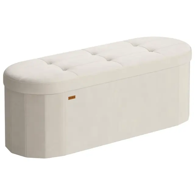 songmics puff almacenaje plegable 110cm