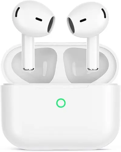 Auriculares Inalámbricos, Auriculares Bluetooth 5.3 In Ear Audifonos Inalambricos con 4 ENC Cancelacion de Ruido Mic, 50H HiFi Estéreo Cascos, Control Táctil IP7 Impermeable para iPhone Android iOS