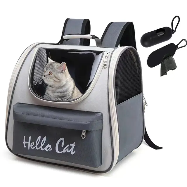 Mochila para Gatos, Mochila Cápsula Espacio para Mascotas,Mochila Transportín Gato Bien Ventilado,Bolsa portátil para Gatos,Bolsa de Transporte para Para Gatos y Perros Pequeños