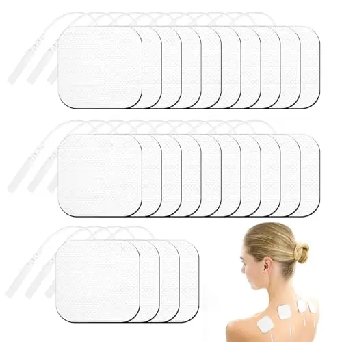 YARVPUV Electrodos TENS EMS Reutilizables 5×5 cm Pack 24