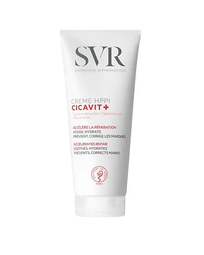 SVR – CICAVIT+ Crème HPPI – Crema reparadora calmante anti-marcas – Repara, calma y previene las marcas – Para piel irritada y debilitada – 94% de ingredientes de origen natural – 100 ml