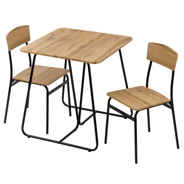 baroni home hzdtav mesa cocina 3 piezas