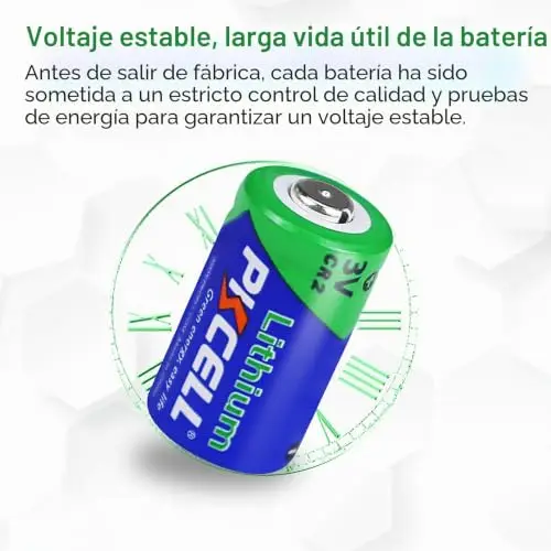 pkcell cr2 3v litio paquete 4 pilas