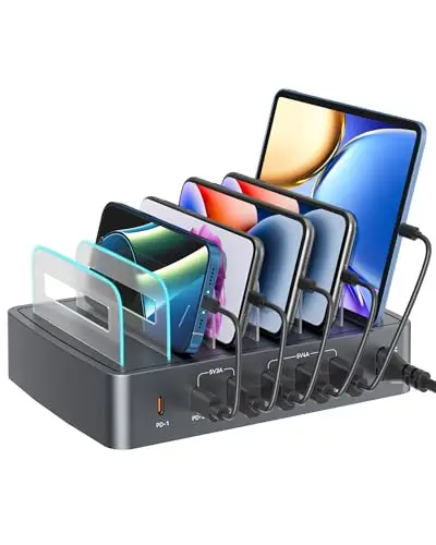 rengoga estación carga 72w usb-c 6