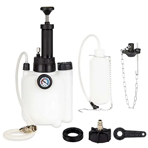 Purgador De Frenos 3l Manual Brake Bleeder Kit,Dispositivo De LíQuido De VacíO De Freno De Embargue con Adaptador E20 & Adaptador De Purga De Freno Universal