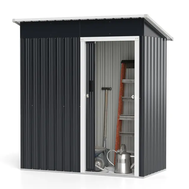 costway caseta jardín metal 1 m²