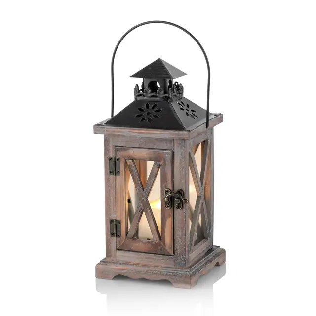 sziqiqi farol vintage metal y madera