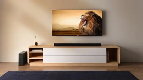 Hisense HS2100 - Barra de Sonido 2.1, 240W, Dolby Audio, DTS Virtual X, Bluetooth 5.3, HDMI ARC/Optical/AUX/USB, 6 Modos de Sonido, Modo TV, EzPlay