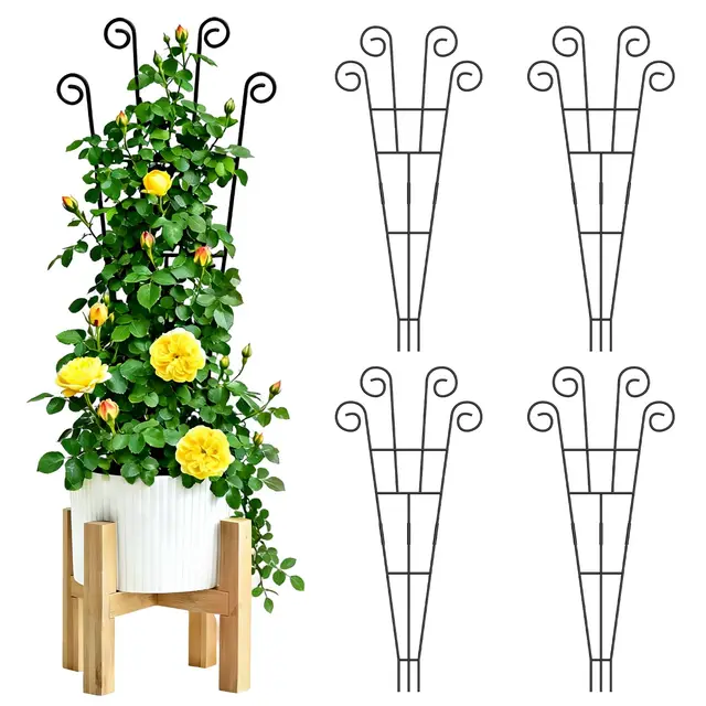 weldun pack 4 enrejados 75 cm plantas