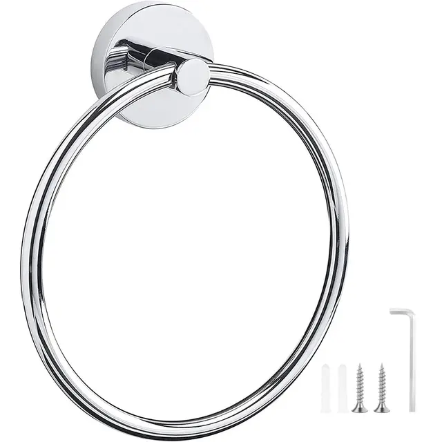 lerkely anillo toallero cromado