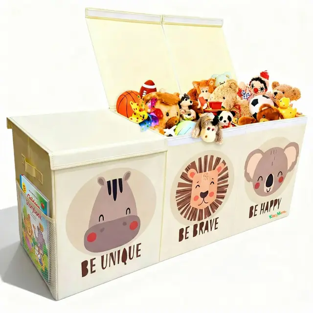 kissymino baúl juguetes xl plegable 149l