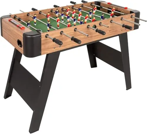 ColorBaby 85432 CB Games Futbolín para niños y Adultos, De Madera de Haya Resistente, Patas Metal, Marcadores manuales, 2-4 Jugadores, 121x61x81 cm, Futbolines, Juegos fútbol niño, Juguetes 6 años