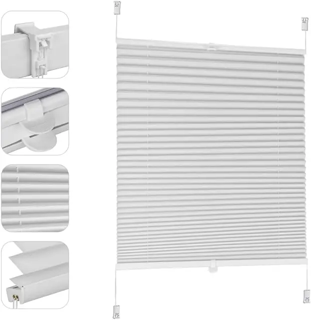 sekey estor plisado opaco 60x210 cm