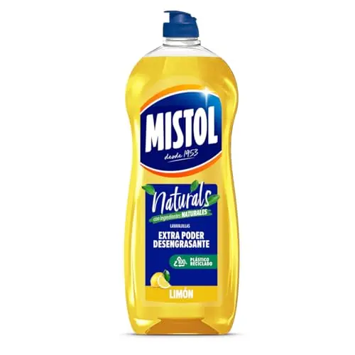 mistol naturals limón lavavajillas a