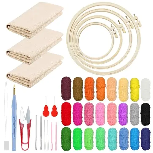 woohome kit punch needle bordado