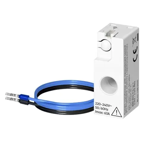 Contador Electrico 250V/63A - Medidor de Consumo Electrico WiFi Tuya Smart - Control y Monitoreo Remoto vía App (Monofásico)