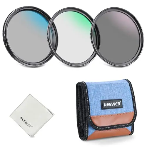 neewer 49mm uv cpl nd8 kit filtros
