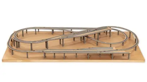 Noch 53705 Easy-Track Escala N 1:160 Modelo de Construcción modelismo ferroviario maqueta de Madera 200 x 100 cm para Trenes electricos
