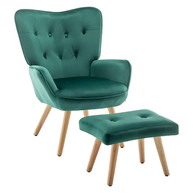 hollyhome sillón relax terciopelo
