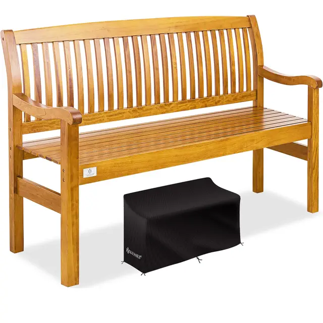 KESSER Banco de Jardín Madera Maciza 150 cm