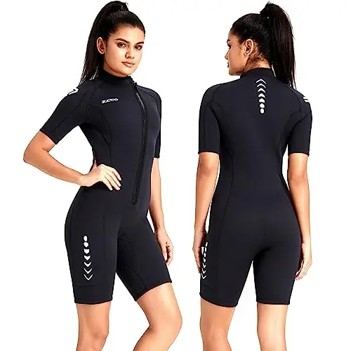 zcco traje neopreno corto 3mm unisex
