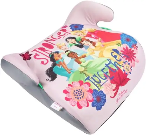 Asiento de coche infantil i-Size ECE R129. Elevador de coche para niños de 6 a 12 años, 125-150 cm, 22-36 kg (Princesas)