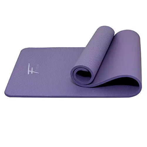 Fitem NBR - Alfombra de suelo ultragruesa de espuma confort de alta densidad, 183 x 60 x 1,5 cm o 1 cm, para gimnasio, yoga, deporte, gimnasia, fitness, pilates, musculación, correa de transporte