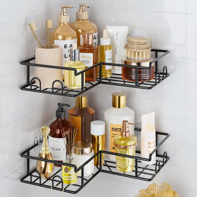 vinabo estante ducha adhesivo 2 piezas