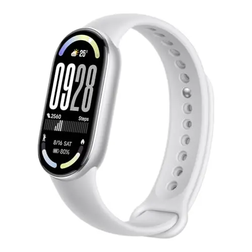 Xiaomi Smartband 10, Pantalla AMOLED de 1,72”, Carga rápida, 150+ Modos Deportivos, Monitorización de Salud y sueño, HyperOS 2.0, Impermeable 5ATM, Brújula
