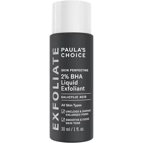 Paula's Choice Skin Perfecting 2% BHA Exfoliante Liquido - Peeling Facial Combate los Puntos Negros, Poros Dilatados y Acne - con Ácido Salicílico - Piel Mixta a Grasa - 30 ml