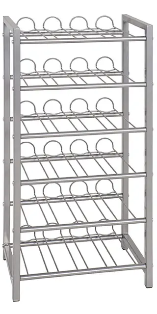 HAKU Botellero Aluminio, Metal, Metal - Dim.: AN 34 cm x AL 72 cm x P 22 cm, Estilo: Moderno