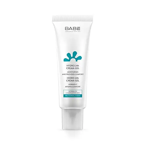 Laboratorios Babé - Crema Gel Facial Hidratante 24 Horas ml, Acabado Mate, Calmante, Rostros con Barba, Unisex, Refrescante, Piel Mixta