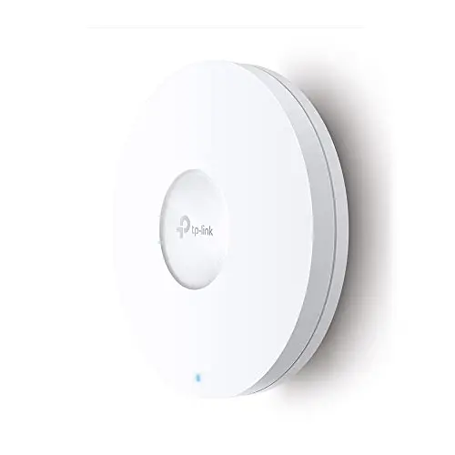 TP-Link EAP610 Punto de Acceso WiFi 6, Velocidad WiFi AX1800, Soporta Mesh, PoE, OFDMA, Roaming Continuo, MU-MIMO. SDN Integrado, Acceso a la Nube, App Omada, Blanco