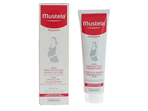 Mustela - Antiesarías doble acción - Previene la aparición de estrías y ayuda a reducir estrías recientes - 150 ml
